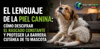Por qué mi Perro se Rasca Mucho: Guía de Alergias | Salud 360 Perro rascándose la oreja de forma constante debido a síntomas de picazón asociados a dermatitis o problemas de alergias en la piel.